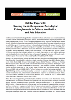 Towards entry "IJRCAAE – New CfP on “Sensing the Anthropocene”"